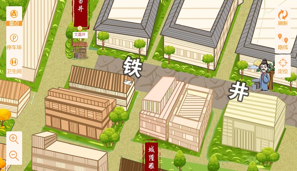 桥西智慧景区：手绘地图与语音导览的完美融合