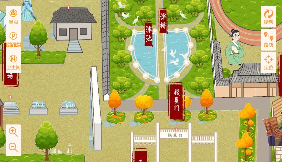 桥西手绘地图景区语音讲解导览系统：智慧景区建设的基石